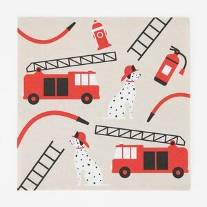 serviettes - pompier