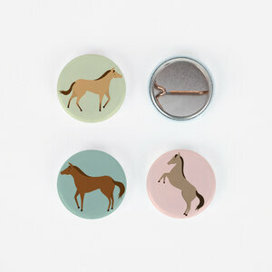 12 badges cheval
