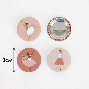 12 badges - ballerine