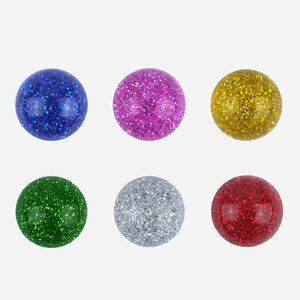 Goodies : balle rebondissante glitter