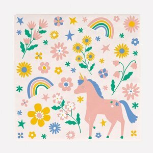 serviettes - licorne féérique