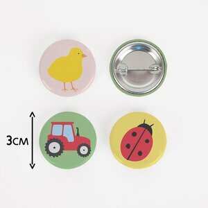 badges animaux de la ferme
