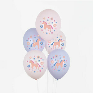ballons tatou&eacute;s - licorne f&eacute;&eacute;rique